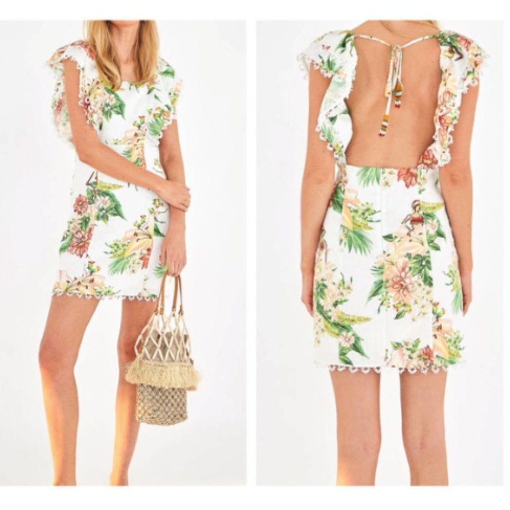 Denys Linen Mini Dress